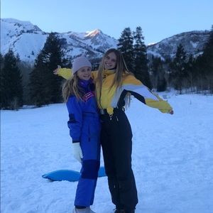 VINTAGE Columbia Ski Onsie / snowsuit !! It says size 10/12 fits like a size S-M